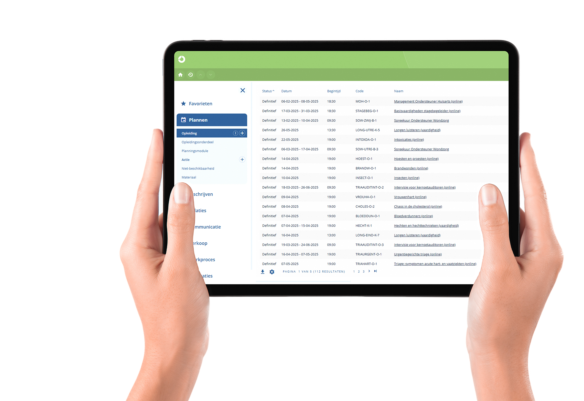 Vernieuwd cursusadministratiesysteem