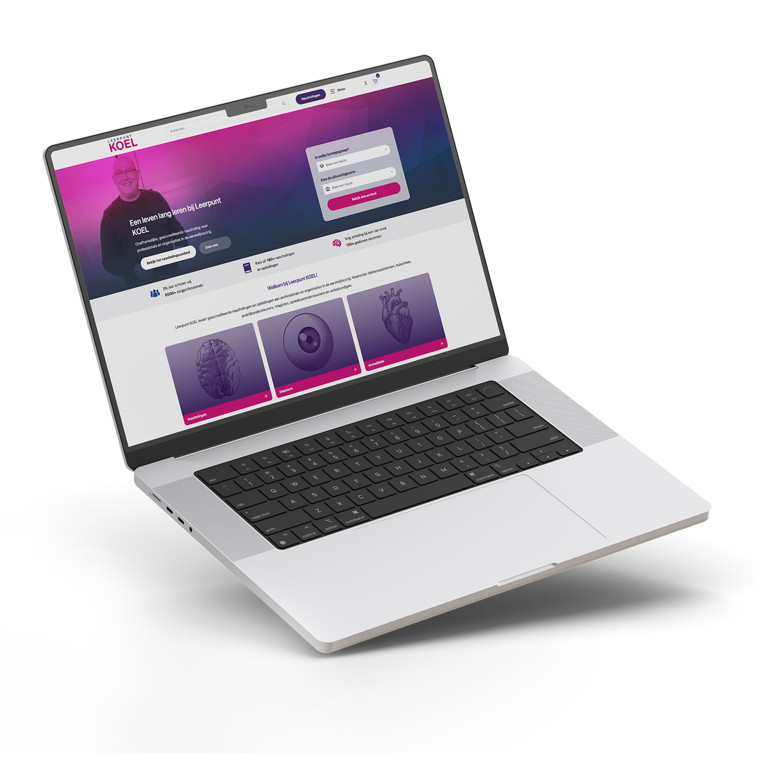 Vernieuwde website gebouwd op Orderdesk
